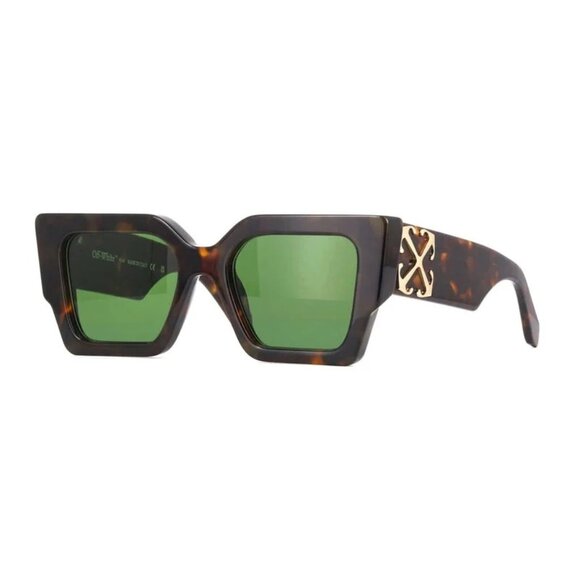 NEW OFF-WHITE SUNGLASSES HAVANA WOMEN EYEWEAR OFF-WHITE OERI128 CATALINA 6055